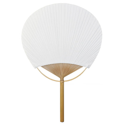 Japanese Uchiwa Fan / Ramie / Plover / W28xH40cm
