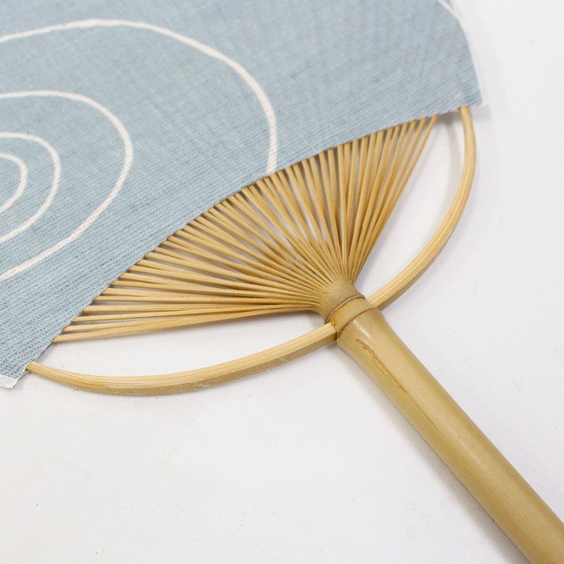 Japanese Uchiwa Fan / Ramie / Dragonfly / W28xH40cm