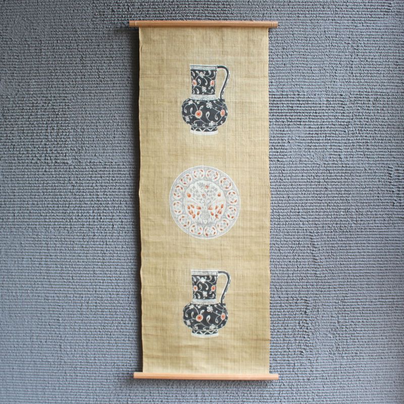 Tapestry / Ramie / IZNIK / Beige / W45xH120cm