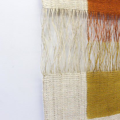 Tapestry / Ramie / Loosely-woven / Duet / Orange / W60xH55cm