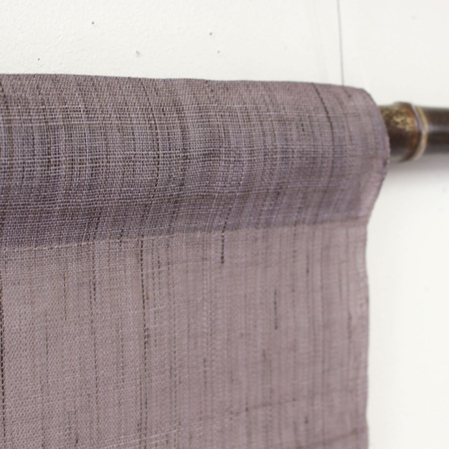 Japanese Curtain (Noren) / Ramie / Paulownia Modern / Light Purple / W85xH150cm