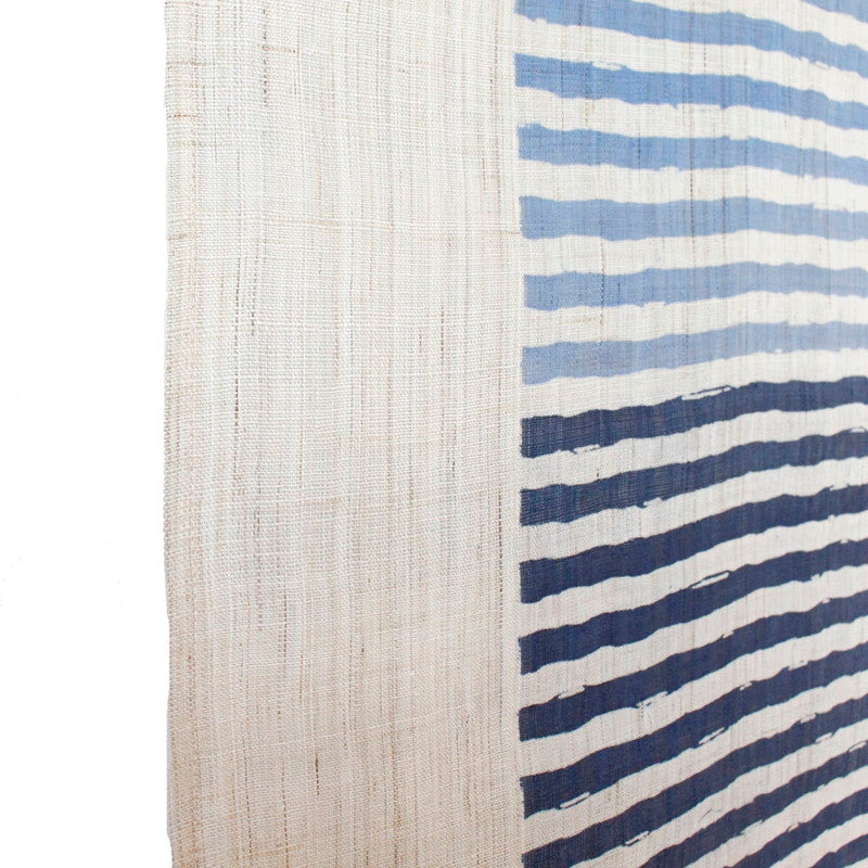 Japanese Curtain (Noren) / Ramie / SEN Modern / Blue / W84xH150cm