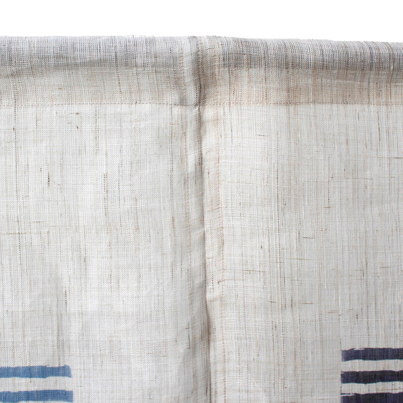 Japanese Curtain (Noren) / Ramie / SEN Modern / Blue / W84xH150cm