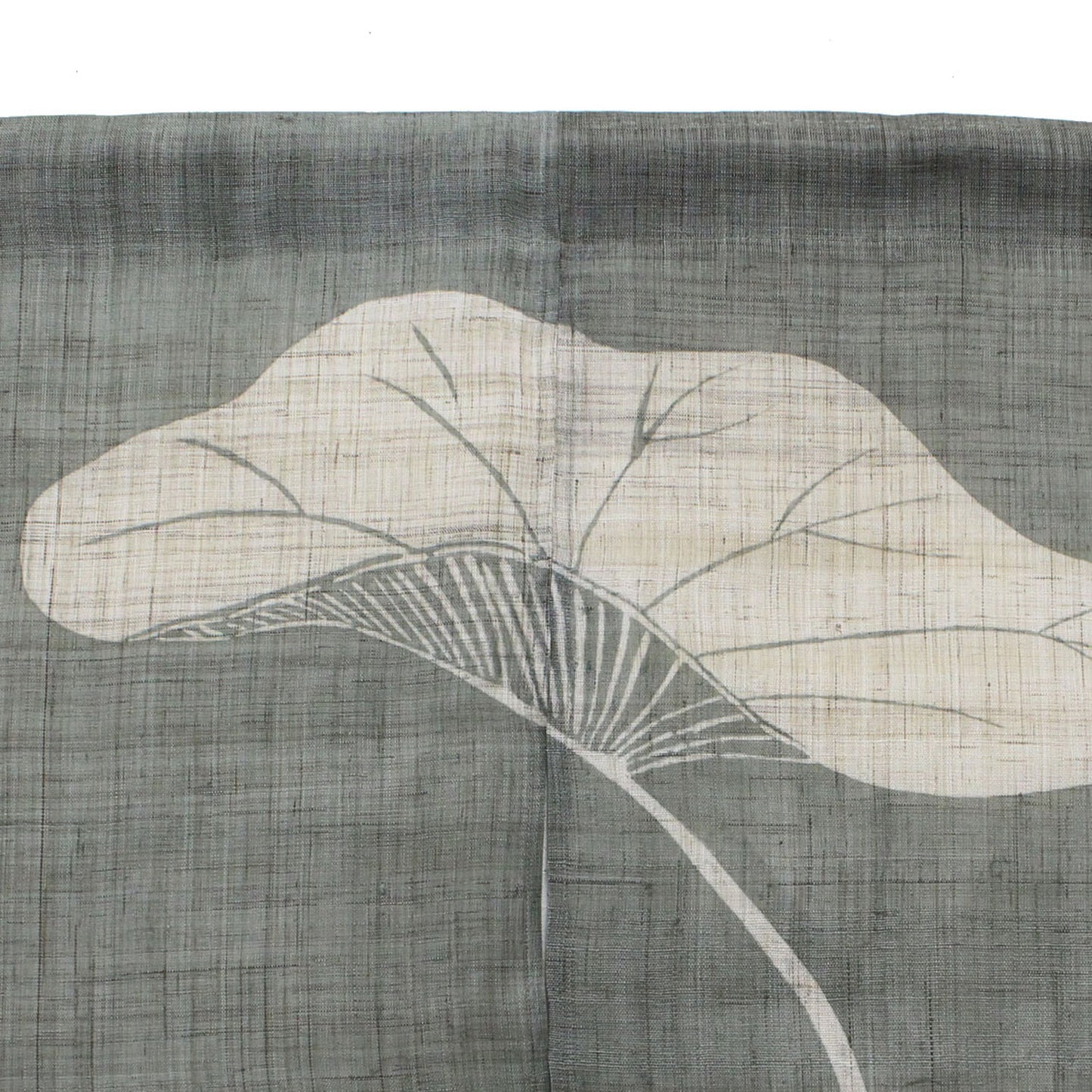 Japanese Curtain (Noren) / Ramie / Frog /  Grayish-green / W84xH120cm