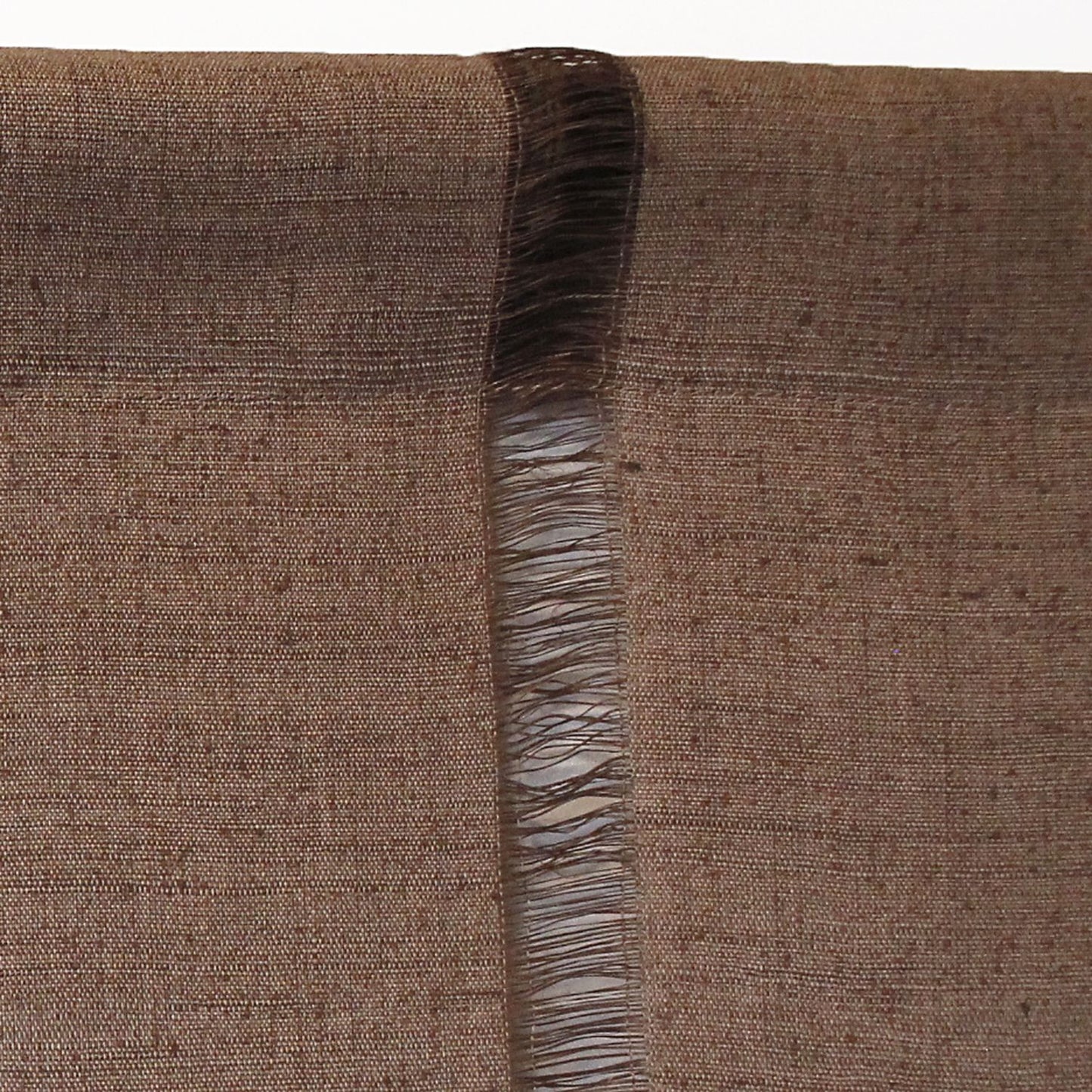 Japanese Curtain (Noren) / Ramie / IONO-Woven/ Plain Brown / W90xH150cm