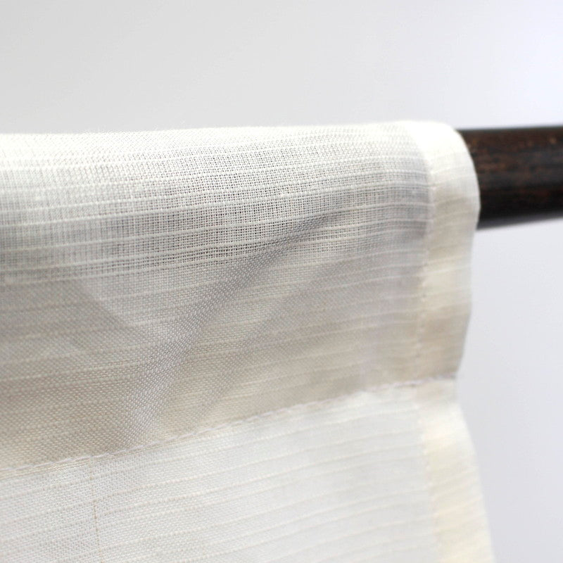 Japanese Curtain (Noren) / Ramie / Wafu-woven / Plain White  / Various sizes