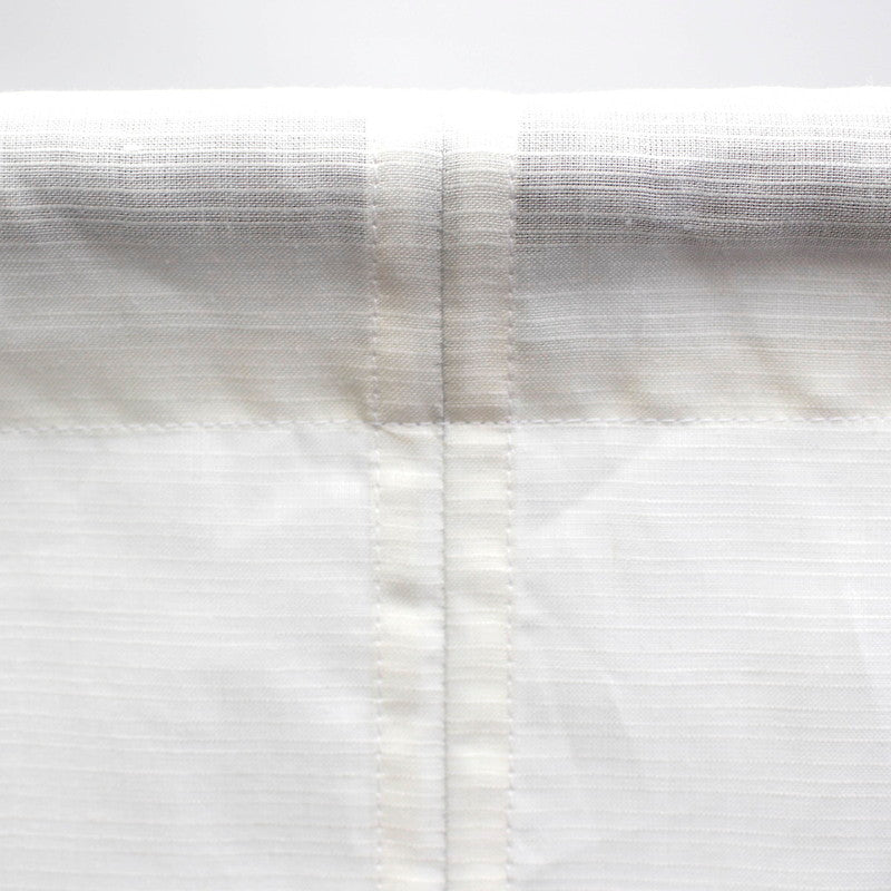 Japanese Curtain (Noren) / Ramie / Wafu-woven / Plain White  / Various sizes