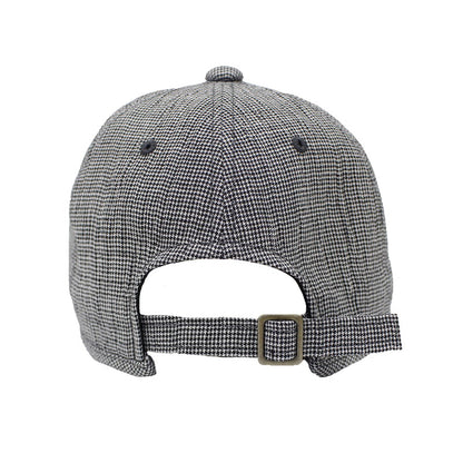 Chijimi Cap (unisex) / Houndstooth / Ramie / Made in Japan