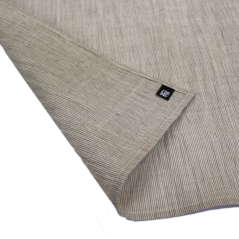 Chijimi Wrapping Cloth (Furoshiki) / StripeBeige+LightBeige
