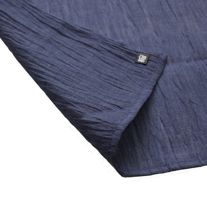 Chijimi Wrapping Cloth (Furoshiki) / StripeGray+Navy